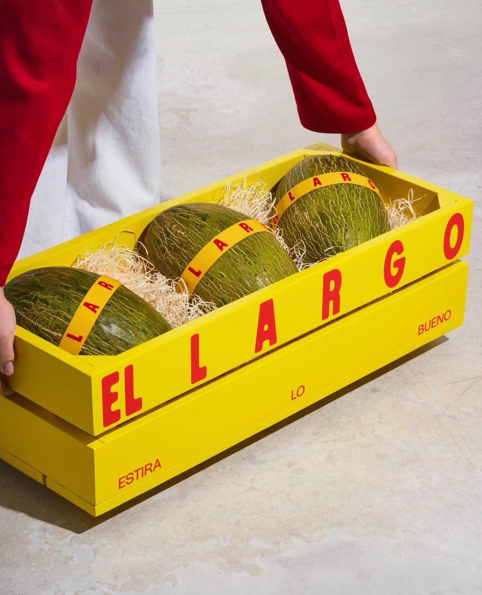 PENTAWARDS's tweet photo. F33's #packagingdesign for El Largo. More than just a label, it’s a functional branding element designed to extend beyond the product itself. By turning the label into an object, the packaging becomes useful, memorable, and central to the brand experience. #DailyDesignInspiration https://t.co/dboxlZYNzs