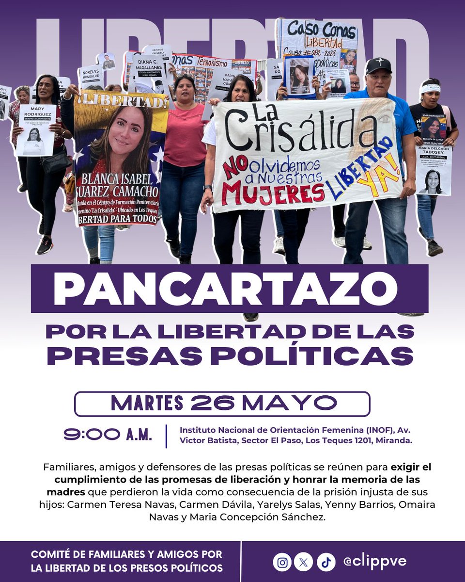 Comité por la Libertad de los Presos Políticos tweet media