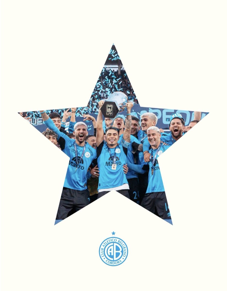 LLewylle's tweet photo. Felicitaciones @Belgrano, CAMPEÓN DEL FÚTBOL ARGENTINO! 🏆🩵
Con pasión, esfuerzo y una identidad que emociona, #Belgrano hizo historia jugando una final inolvidable en el #EstadioKempes y un campeonato que llena de orgullo a todos los cordobeses.
¡SALUD CAMPEÓN !!! 🏴☠️ https://t.co/2kyWdJc92k