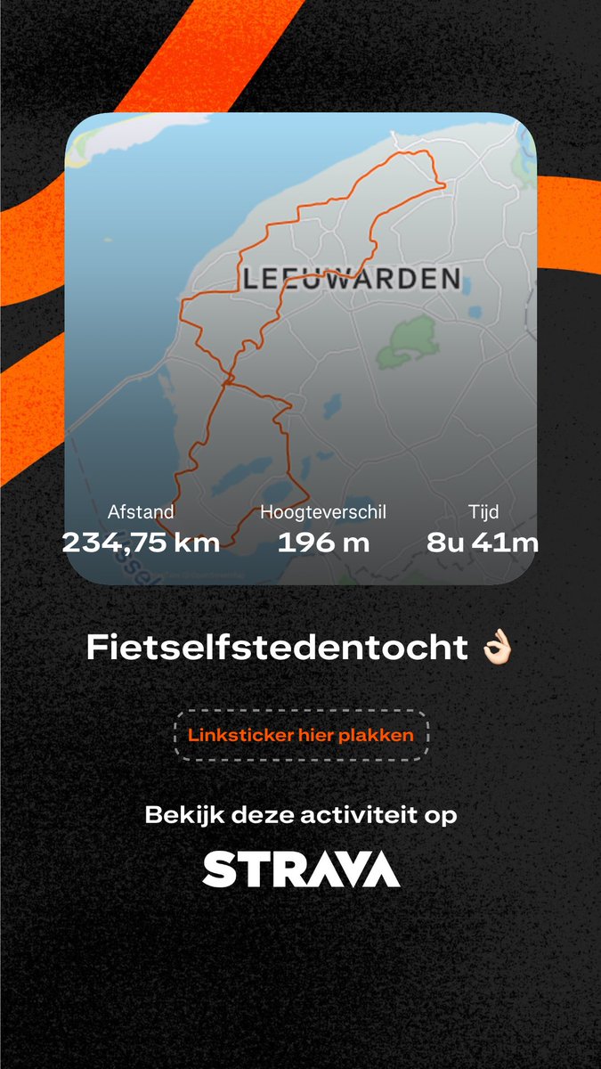 MartinK_38's tweet photo. Soms doe je weleens gekke dingen. Maar hij is afgevinkt ✅
#elfstedenfietstocht https://t.co/nqxJyXPUtw
