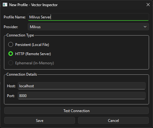 anthonypdawson's tweet photo. Vector Inspector v0.8.1 is out 🚀

Milvus support is here — connect to Milvus Lite (local file, no server) or a remote Milvus server.

https://t.co/E38bhOzxZq

#milvus #vectordb #embeddings #python #opensource https://t.co/RpHV6vno3S
