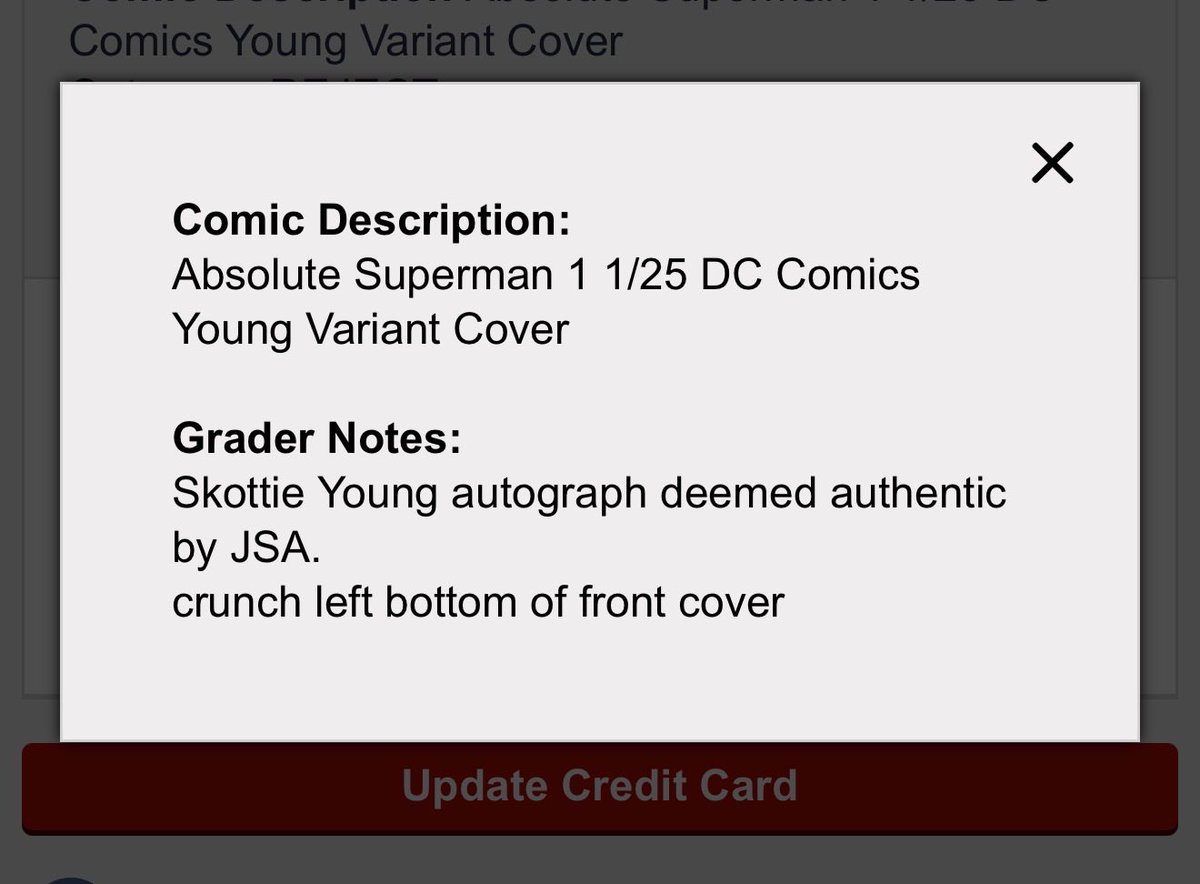 GaryHWills's tweet photo. @CGCComics  A few weeks back I was told my comics were found with “shipping damage”.  Months after they were checked in and after the CGC team confirmed that they were never sent out for JSA.  I find out they were sent to JSA.

What else does CGC lie about? https://t.co/jcMI9g7eyM
