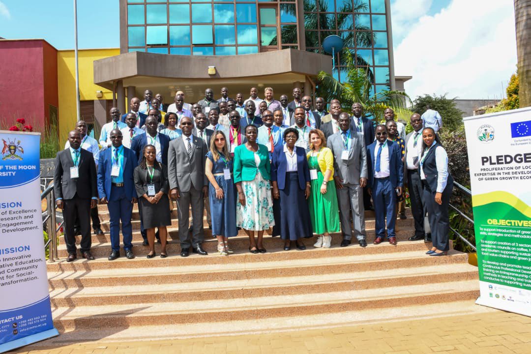 Pius_Achanga's tweet photo. Today, we launched the Proliferation of Local Expertise in the Development of Green-growth Economy (PLEDGE) Project, a European Union funded, Erasmus+ Capacity Building in Higher Education initiative, that seeks to strengthen collaboration between higher education and industry. https://t.co/K9khTO2ZTz