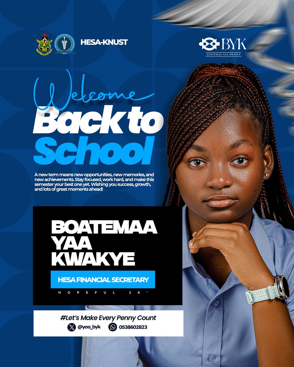 yaa_byk's tweet photo. Welcome back to school, HESA!

This semester presents us with a meaningful opportunity to learn, grow and build together. Embrace every challenge, support one another and let your dedication and hard work shine in all you do.
Wishing you a successful and fulfilling semester! https://t.co/TRQUpUfZZQ