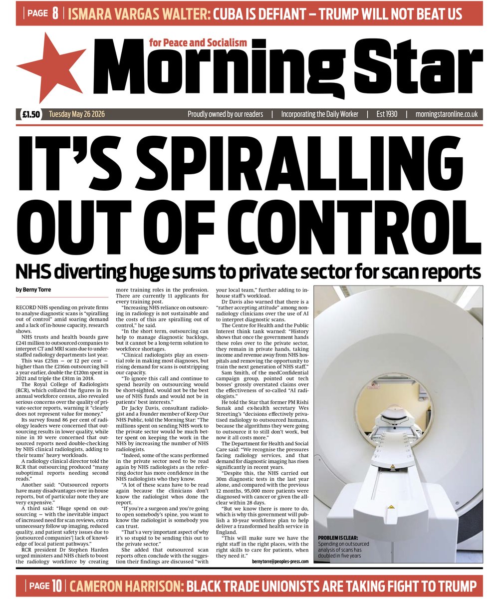 Morning Star tweet media