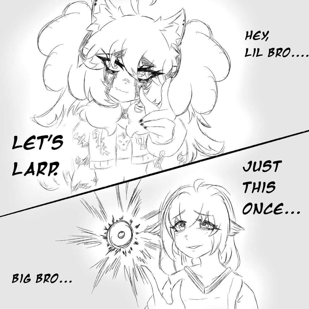 MochiKuriVT's tweet photo. stupid ass sketch I did in bed @Cielealis https://t.co/cz5eniQEMZ