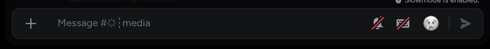 CaffeinePX's tweet photo. @lostboys @discord this is what the chatbar looks like after: https://t.co/ip1MYNKrBJ