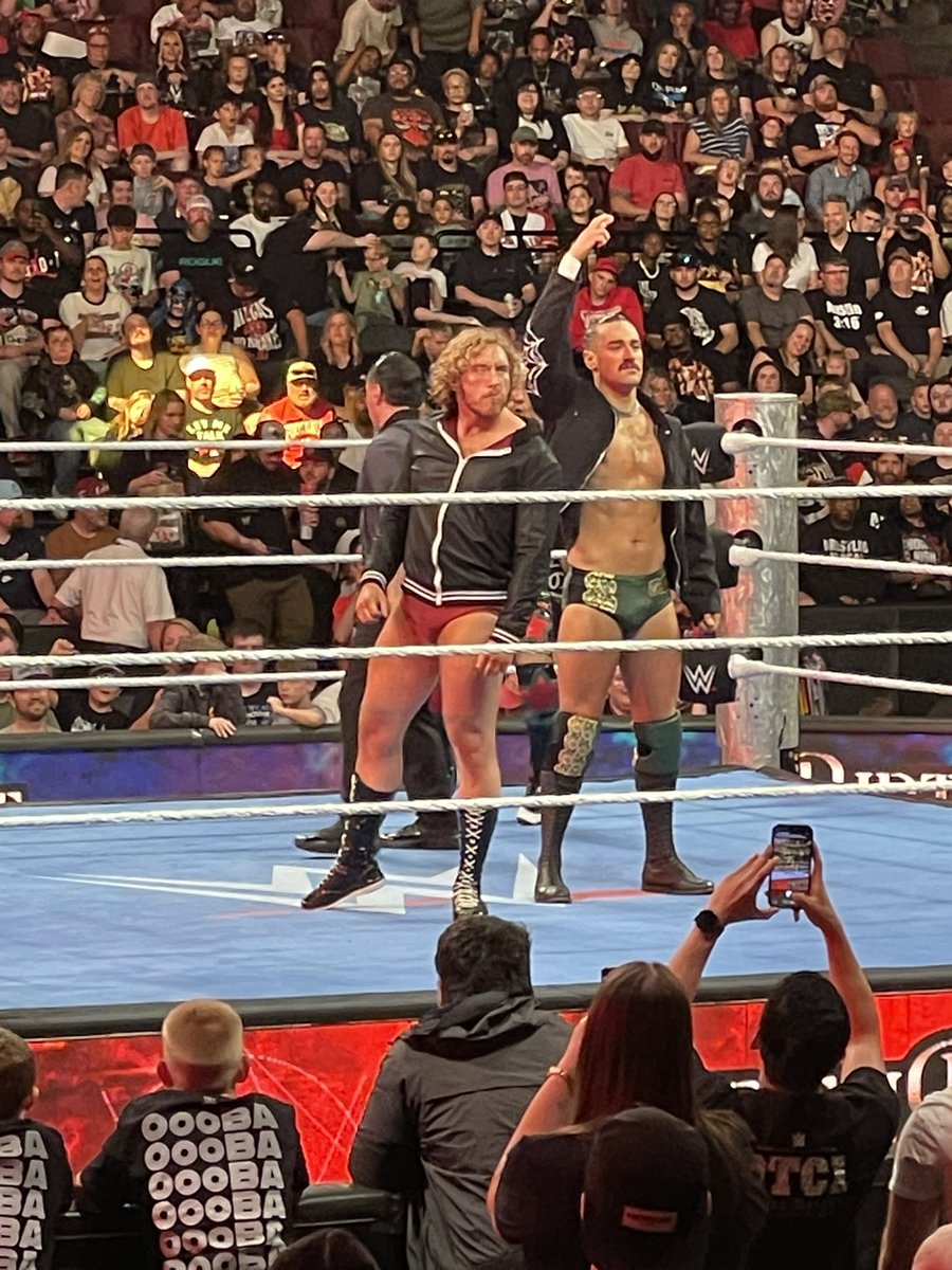 RickUcchino's tweet photo. Uriah Connors and Charlie Dempsey are representing Birthright against Alpha Academy on Main Event. #WWERaw https://t.co/Q3BNGICNPi