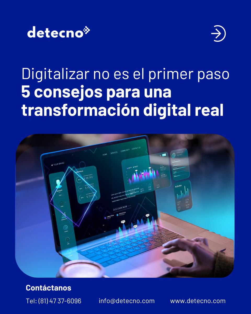 detecno_'s tweet photo. 📌La transformación digital no se trata solo de implementar tecnología.

Se trata de entender qué tan madura y preparada está realmente tu operación.

👉 medir → entender → mejorar → digitalizar

Empieza hoy con un diagnóstico gratuito: https://t.co/hSMGmGMJ6Z https://t.co/aIhNOlhuYK