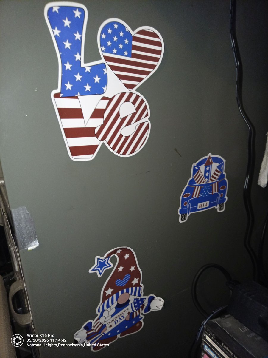 gzeolla's tweet photo. Put up my patriotic decorations for Memorial Day today, Flag Day next month, and Independence Day the next month. Many thanks for those fought and died. As Trump said at Arlington today, “Without Memorial Day, there would be no Independence Day.”

#MemorialDay #FlagDay #IndependenceDay #TrumpArlington
