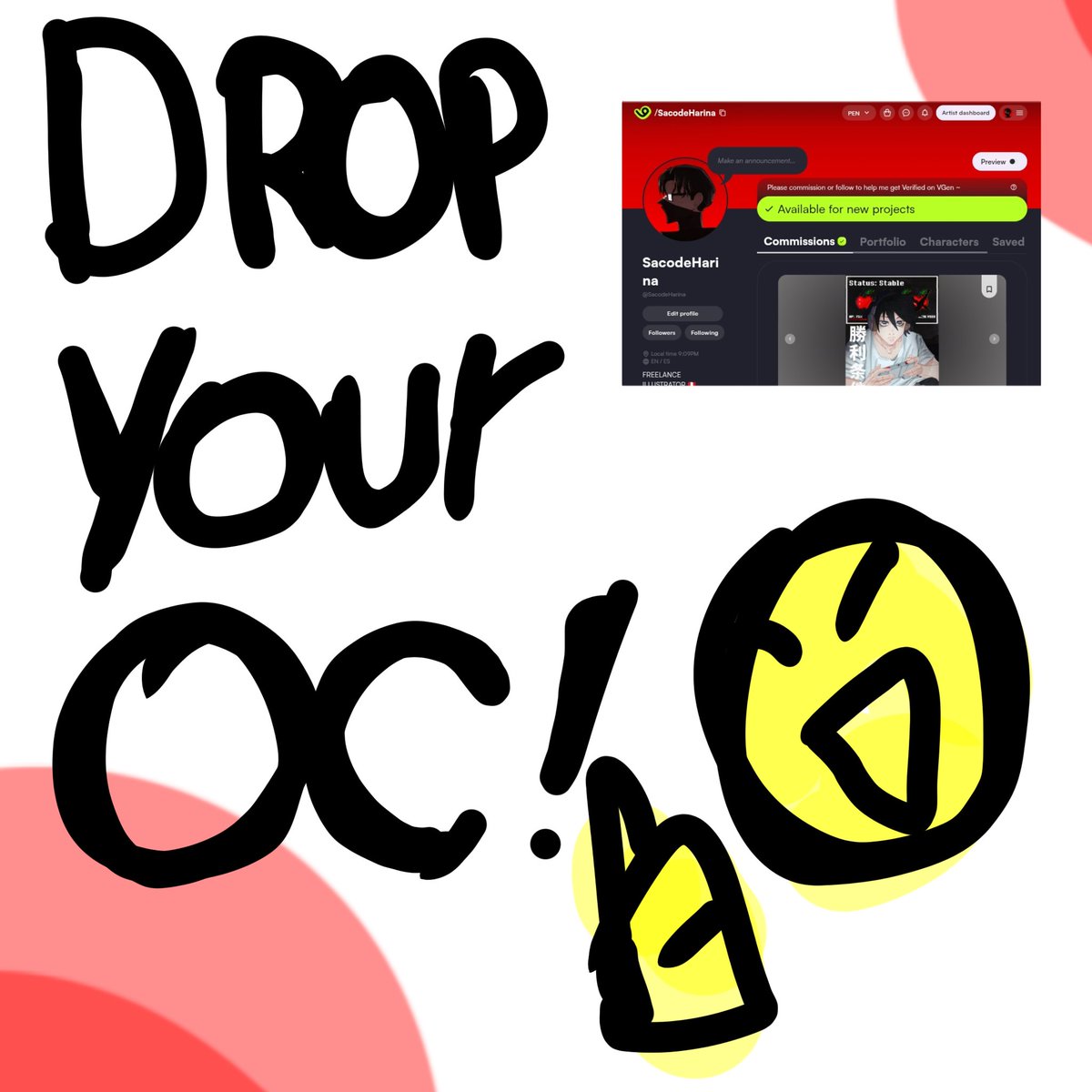 Saco de Harina | VGEN COMMS OPEN tweet media