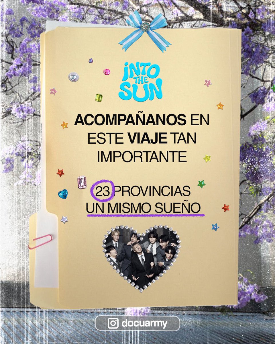 vantebonjour's tweet photo. Acompañanos en esta aventura 💜 El primer documental ARGMY está en camino… https://t.co/2E8RjmUmlC