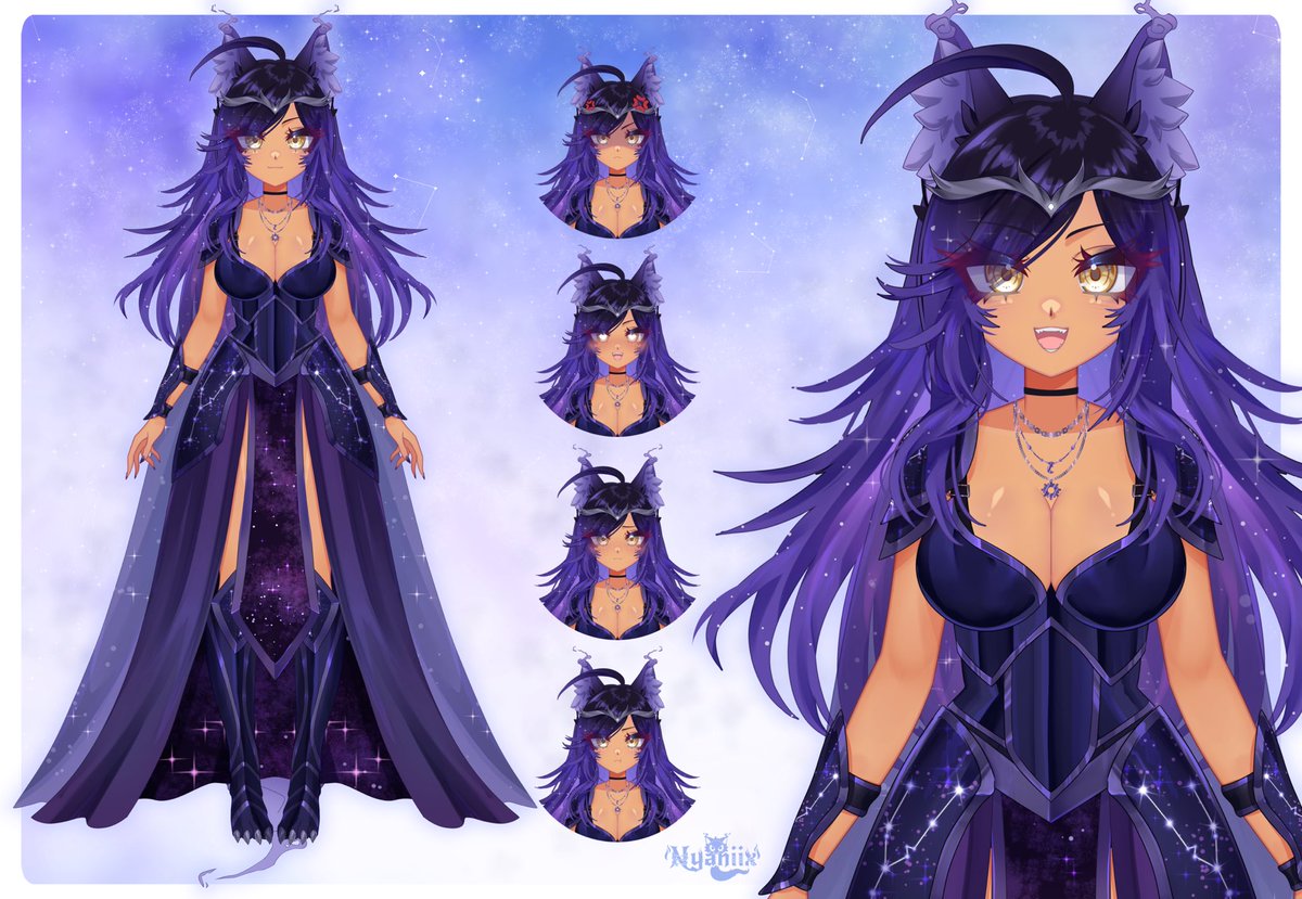 nyaniix's tweet photo. VTuber model commishies are OPEN 💜

If you’ve been wanting a cute little guy to haunt the internet with, now’s your chance ☠️

✨ Custom VTuber Models
✨ PNGTubers

Come summon me! https://t.co/5y4yFMKuar