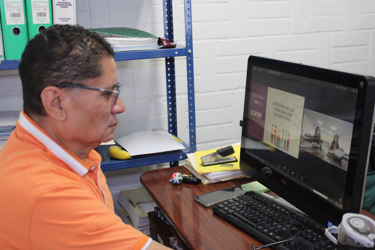 ICATEP_Oficial's tweet photo. 🧡♿ En el marco del Día Naranja, personal del instituto participó en el webinar “Derechos de las Personas con Discapacidad”, un espacio que fortaleció el aprendizaje, la reflexión y el compromiso con una cultura de inclusión, respeto y cero violencia.

A través de este tipo de actividades, reforzamos la importancia de construir entornos más accesibles, empáticos e incluyentes para todas las personas, con acciones que contribuyen al bienestar y la igualdad social.

En Puebla, el trabajo coordinado impulsa espacios más humanos e incluyentes para todas y todos, con el respaldo del @Gob_Puebla. 🧡

#PorAmorAPuebla