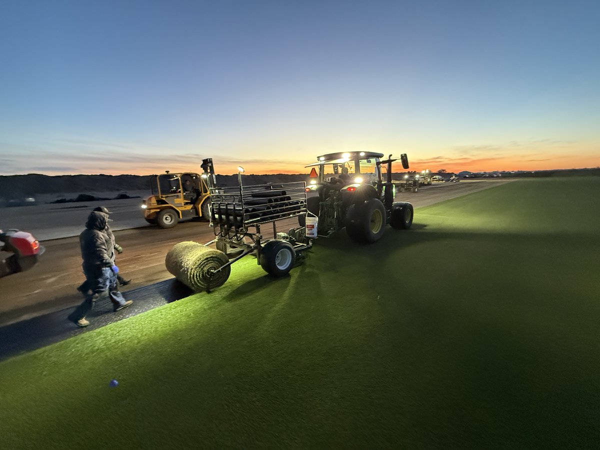 precision_turf's tweet photo. Sod incoming from @GreenValleyTurf.  Install begins in the morning to complete pitch build in Houston. https://t.co/QFWNDXBLrX