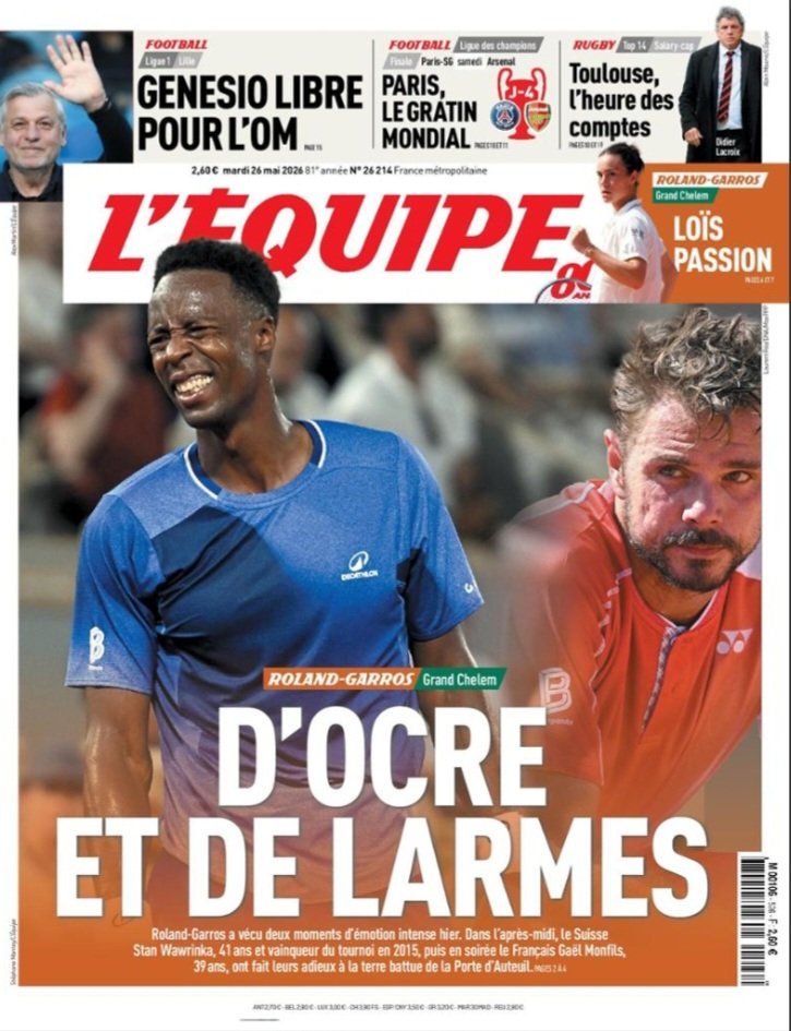 QuentinMoynet's tweet photo. La Une de L'Equipe https://t.co/JBfhsYAGWx