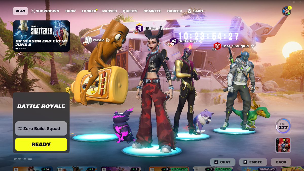 blortzen's tweet photo. CUSTOM MATCH: HIDE AND SEEK IN CH7 MAP 

MODE: Battle Royale - ZB - Squads - Fill
REGION: North America EAST
MATCH CODE: camille

Rules:
- 4 Seekers will hunt you down, you can hide anywhere  and run away but cant kill (we are on god mode anyways)
- Storm will move for the first one or two storms, then will pause and move whenever i choose
- Last team standing wins

#Fortnite