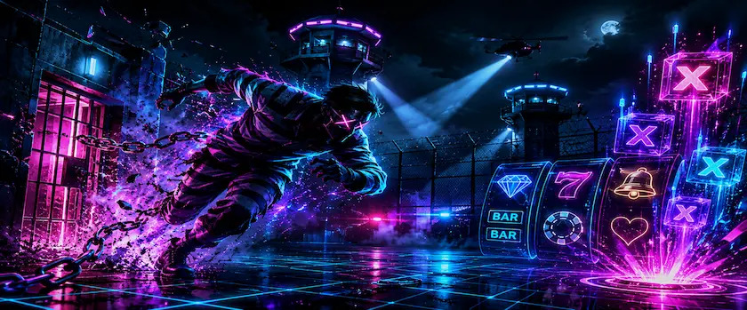 Bitpunter1's tweet photo. San Quentin Manhunt Slot Review for Crypto Players https://t.co/ZrG65ECkAp https://t.co/cViygSb8Wi