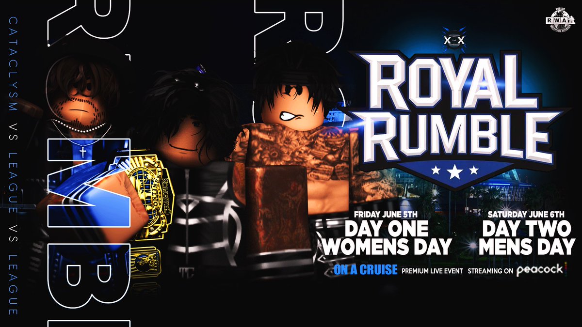 XWENetwork's tweet photo. ๐ท 6/6/26 - ROYAL RUMBLE ๐ท
INTERCONTINENTAL ๐
On June 6th! DAY TWO, Intercontinental Championship has OFFICIALLY been set to be defended in a MONUMENTAL Triple Threat Matchup, with @ctIlyst defending against @ApoloLeaguee & @faintedthrone!
Who will be victorious?!
#XWERR26 https://t.co/qi5WARJ9s1