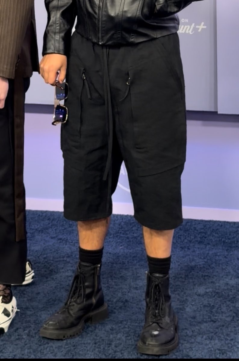 TERRlBLESlGHT's tweet photo. Tyler wears Blackmerle ‘Fatigue’ shorts at the 2026 AMAs https://t.co/RYttlaxCLJ