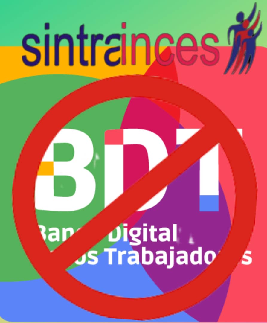 Sintrainces's tweet photo. #25mayo segunda quincena consecutiva que los trabajadores de @Incesocialista nos quedamos sin nuestro deprimido salario por problemas con la plataforma del #BDT y nadie se responsabiliza por esto @delcyrodriguezv regrese el pago de las nóminas a los bancos de origen https://t.co/1nDiAPxnSf