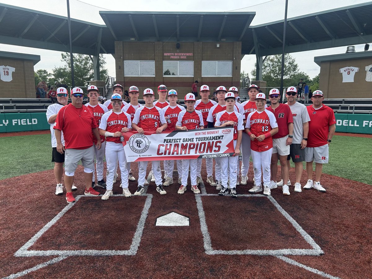 PastimeBaseball's tweet photo. 14u Cincinnati Raiders are your Xavier University All Memorial Open 14u champions! https://t.co/wjBfmItlCB