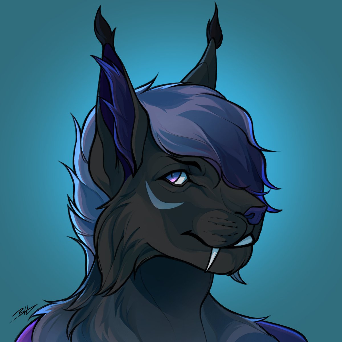 DecafAphrodite's tweet photo. Headshot commission I did for for a user on discord <3

⚠︎ Please do not trace, recolor, or claim this image as your own work!

#digitalart #timelapse #lynx #furry #clipstudiopaint https://t.co/VxgFxg6wRY