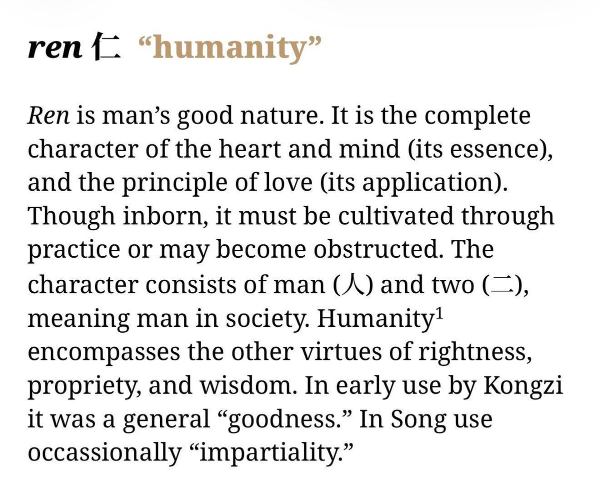 Daoxue_Academy's tweet photo. Ren 仁: “humanity” https://t.co/vI94O0OEnG