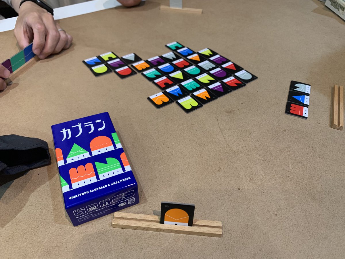 blacksabo10's tweet photo. 昨日はゲムマ戦利品会

カブラン
アルマジき悪だくみ
大体八百長レース
エージェントブラック
冒険者は綺麗なお墓で眠りたい
コンプレス
HIT PLAN
blend planet

購入品を持ち寄って色々なゲームができました！ぼくが遊んだ上記の作品、それぞれ違うギミック、システムで、どれも面白かった！ https://t.co/hzMVC21J3g