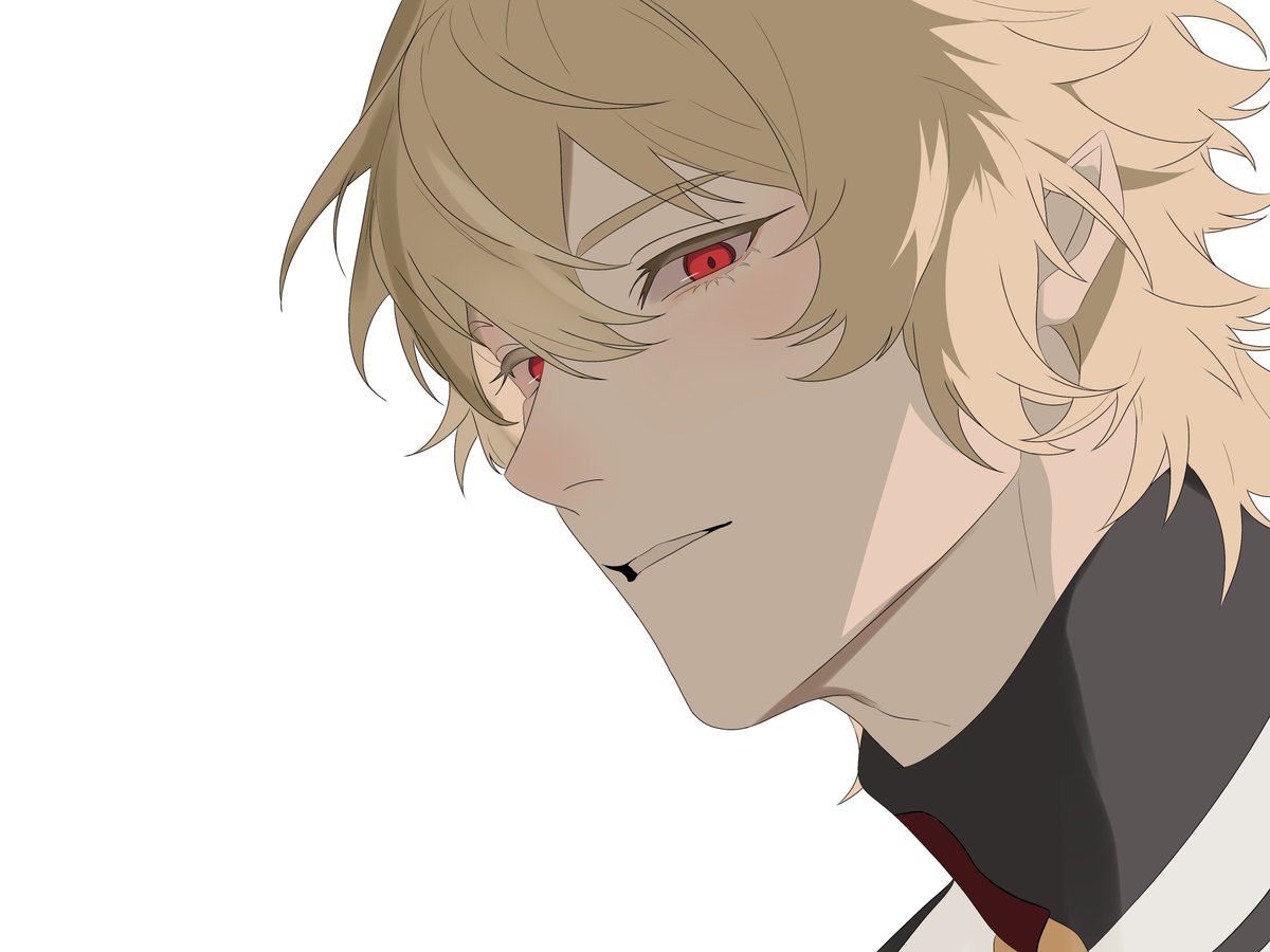Gonsvillainarc's tweet photo. his red  eyes 

#ミ力優 #owarinoseraph #mikaelahyakuya https://t.co/U4k2ddKBmE