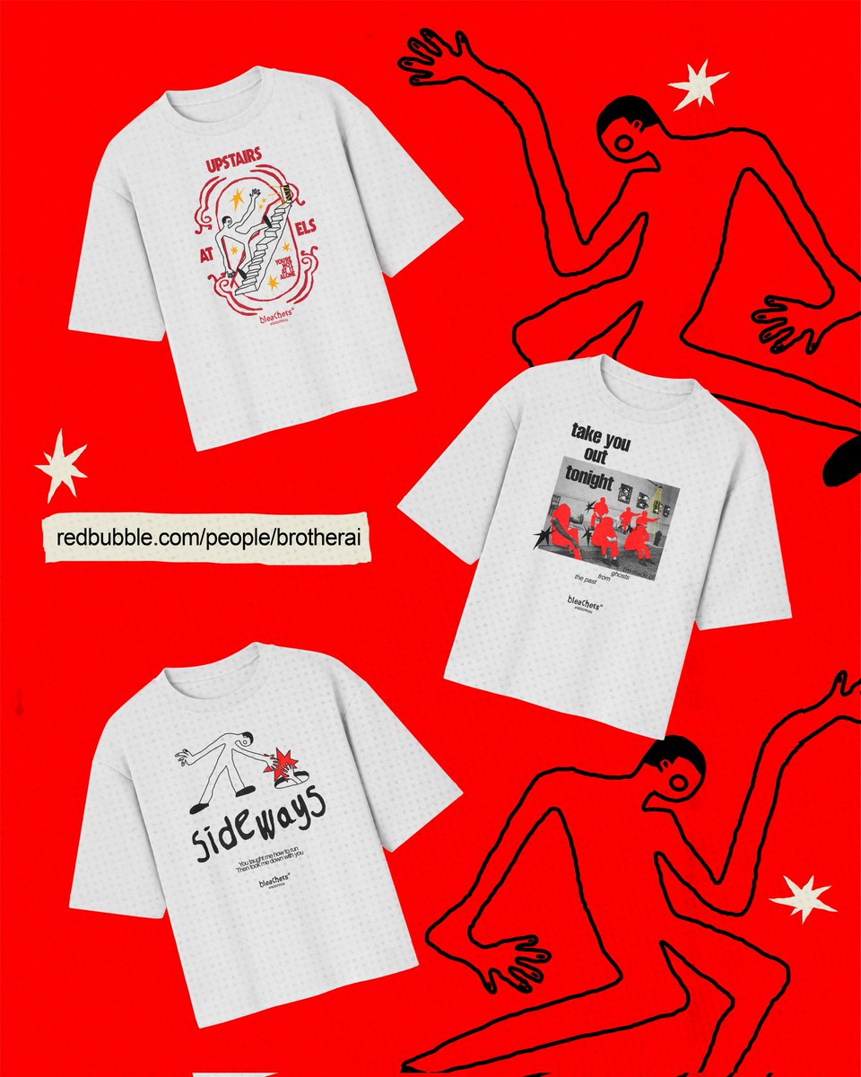 brothrai's tweet photo. three new bleachers designs on my redbubble 🍅 

https://t.co/6q2lEoyL3P

• upstairs at els
• take you out tonight
• sideways https://t.co/QwGcMloxgI