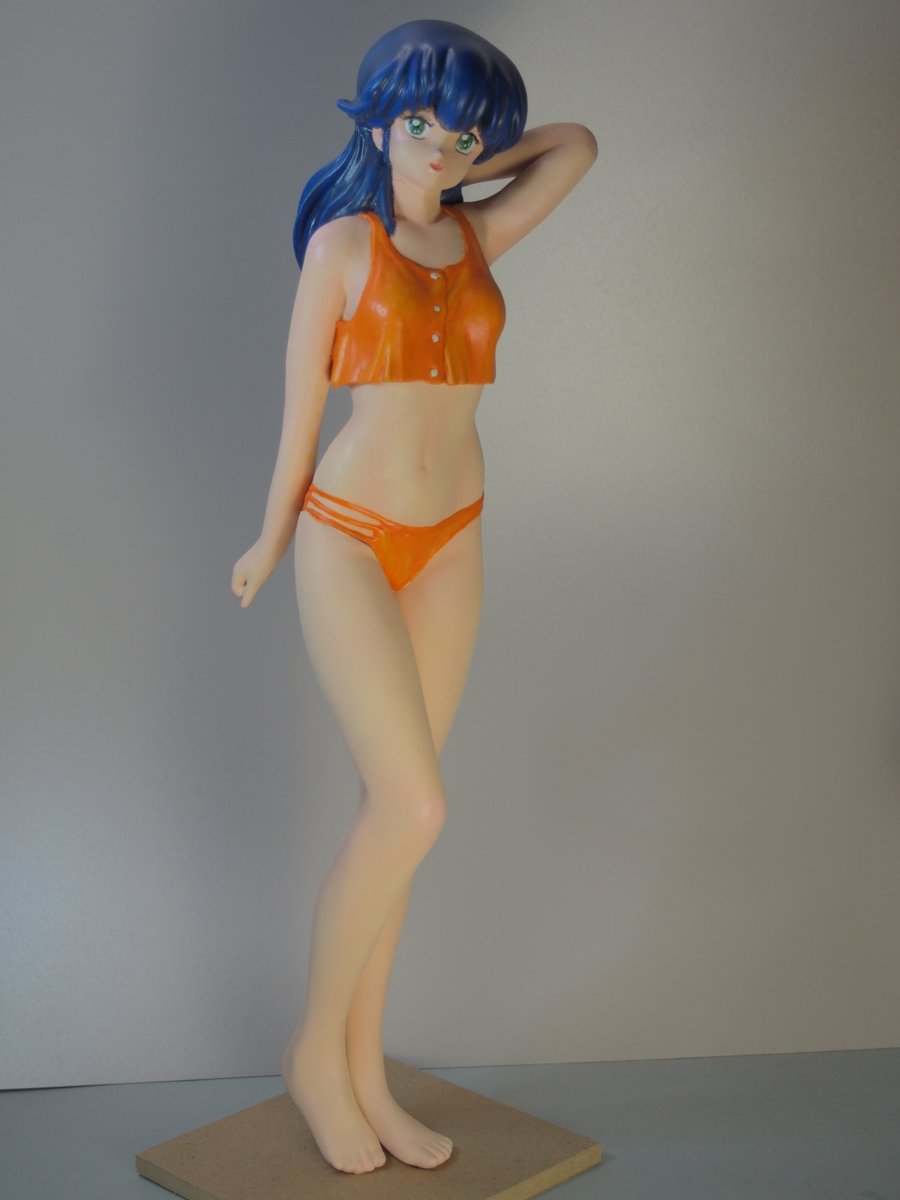 鮎川まどか　1/5 ガレージキット　海洋堂 海洋堂、きまぐれオレンジロードの鮎川まどか組みました。 原型はBOME