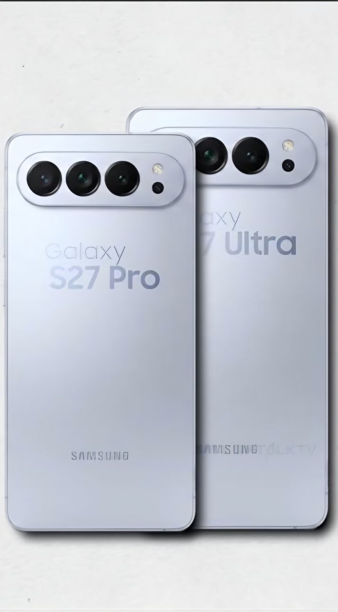 Speedroid30's tweet photo. ✅️Próximo Galaxy S27 Pro📱
📺6.47" Dynamic AMOLED
👀Privacy Display
🚀Snapdragon 8 Elite Gen 6 for galaxy
✅️Hasta 16GB y 1TB
🔋5000mAh 65W+25W
📸Cámaras 200mp+50MP UW+50MP Teléfono 
🤳Selfie 12MP
🧬Android 17 y One Ui 9.0
✅️Características similares al S27 Ultra Sin S-PEN https://t.co/qNENbBNpka