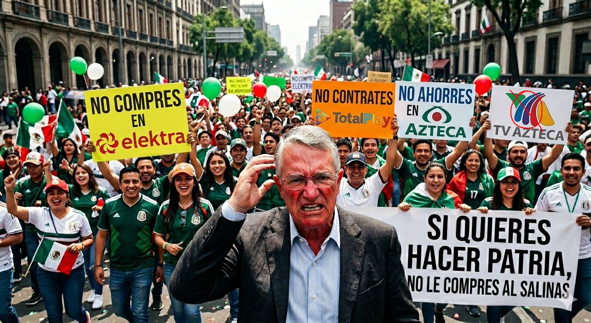 isaaccha86's tweet photo. Hagamos patria 
#tvazteca #bancoazteca #elektra #totalplay https://t.co/F0xk2RAitC