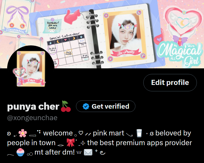 xongeunchae's tweet photo. betapa imut profile aku dapat wording baru dari kaka @strawbiirose 🫰🫰🫰 timaaci suda berbagi lewat karya kak @wordinh semoga dilancarkan apa yang menjadi keinginan km ya!!🌟 https://t.co/6DGkhNNFEJ