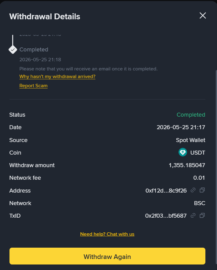 Slogge2's tweet photo. Made a cryptodeposit of 1337 USDT to Parimatch website.
The address network everything is correct even the payment made shows success at block chain but website denies straightaway.
It was my last bit of money
Please help @parimatchindia @Xposed 
Ready to provide all details https://t.co/cdGXZKbjpk