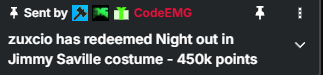 CodeEMG's tweet photo. Can't let this slide 450k channel points https://t.co/4EmDXgURBm