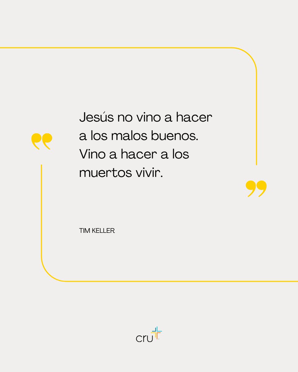 crupanama's tweet photo. No se trata solo de ser mejor persona. Se trata de algo mucho más profundo.
Jesús vino a transformar lo que nosotros solos no podemos cambiar... el vacío, la culpa, la distancia con Dios.
No vino a darte una lista de reglas. Vino a darte vida nueva. ✨ https://t.co/DFKMhIfYpG