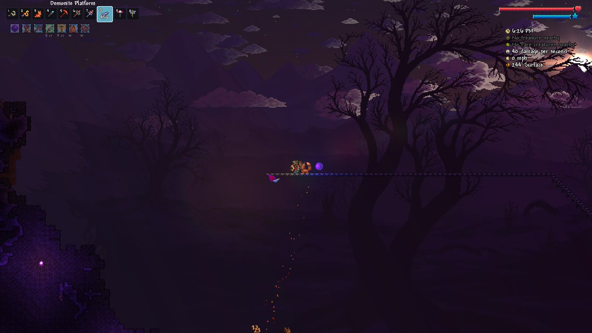 PsychicWiggle's tweet photo. Posting something game related this time.

Terraria's new sun lighting is pretty nice. https://t.co/9A36FviJ87