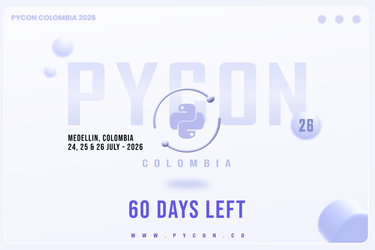 PyCon Colombia tweet media