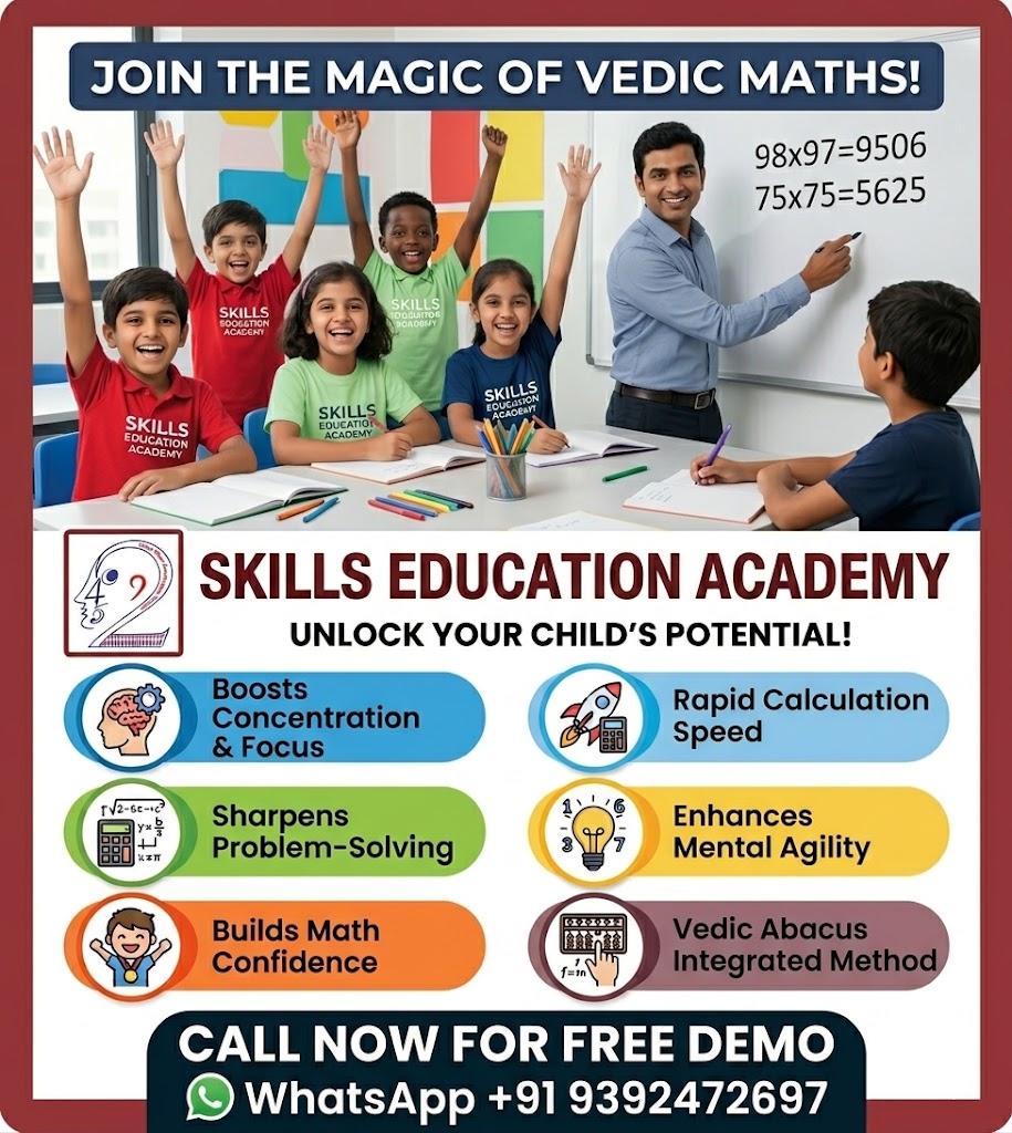 skillsforall's tweet photo. #VedicMaths, #KidsLearning, #MathsForKids, #BrainDevelopment, #Education, #OnlineClasses, #KidsActivities, #VedicMathsClasses, #MentalMath, #MathSkills, #EarlyMath, #Homeschooling, #LogicalReasoning, #ProblemSolvingSkills https://t.co/Ut6uB7Dd4B