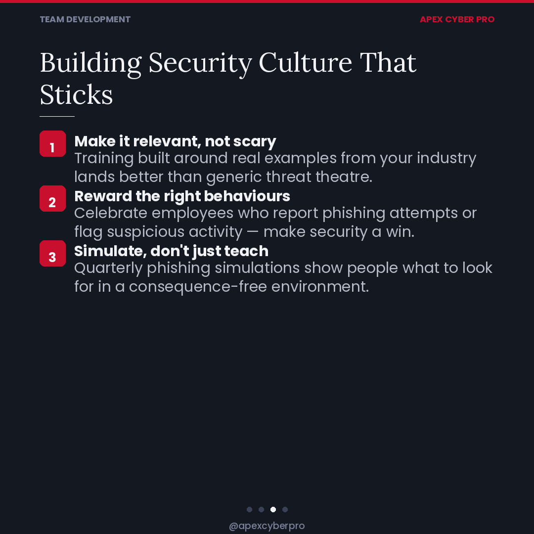 ApexCyberPro's tweet photo. In your organization, security must be a forethought, not an afterthought. https://t.co/x3h7nwOl8q