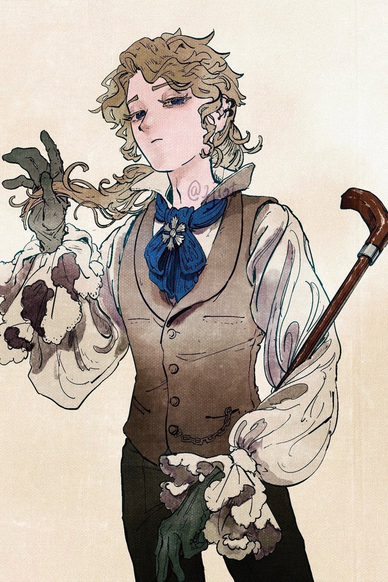 2jiot's tweet photo. およそ3年越しに塗りました　線画は微修正してます
#FrederickKreiburg https://t.co/ZzgPGY2kkr