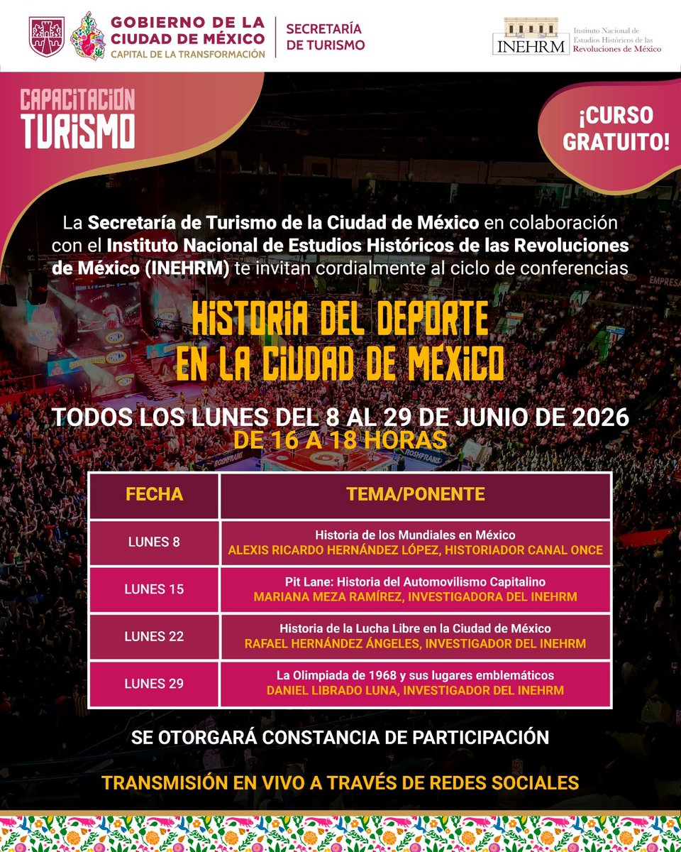 Secretaría de Turismo de la Ciudad de México tweet media
