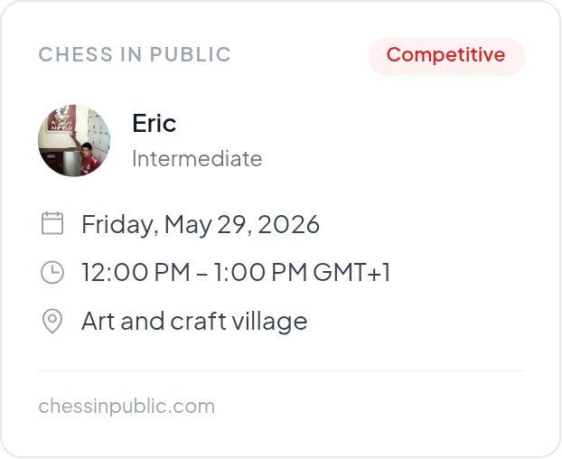 Chess In Public (CHIP) tweet media