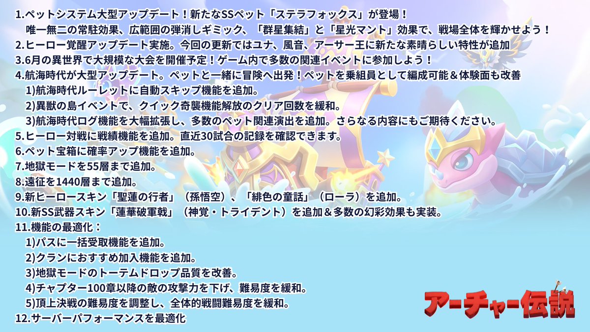 アーチャー伝説 tweet media