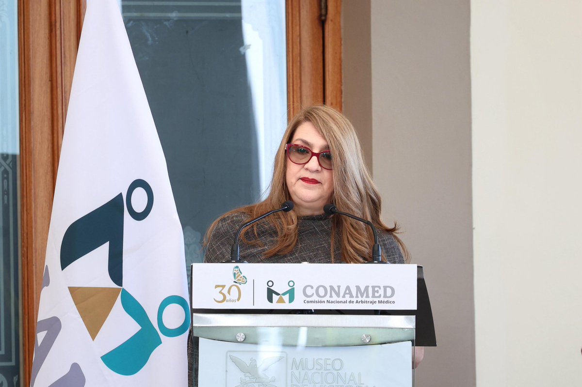 OPSOMSMexico's tweet photo. Junto a a la @SSalud_mx, acompañamos a la @CONAMED_SALUD en los festejos de su 30 aniversario. Felicitamos al país y a esta institución por su arduo trabajo durante tres décadas. https://t.co/YT4dlZ6G75