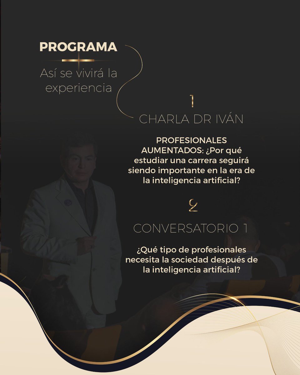 profeivanmoreno's tweet photo. 🚨 Este 13 de junio vive la experiencia junto al Dr. Iván Darío Moreno.

📍 Presencial en Barranquilla
💻 Modalidad virtual disponible

🤖 IA aplicada a profesiones reales
🎓 Charlas y conversatorios
🚀 Futuro profesional y reinvención

📩 Comenta “EXPERIENCIA” y recibe más info. https://t.co/AtvN9adn38