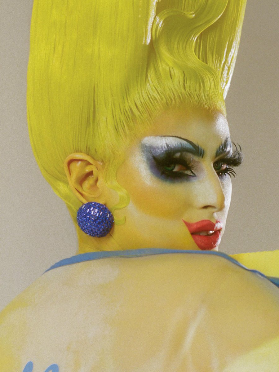 DragBasee's tweet photo. Crystal Methyd stuns in her 'You Butter Ask Somebody' look for RuPaul's Drag Race All Stars 11.  

📸ale_poveda https://t.co/oCRciFGgaI
