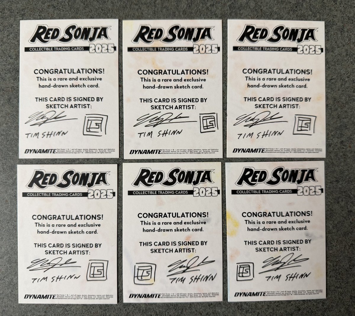 TimShinn73's tweet photo. I’ve got 6 official Red Sonja AP sketch cards up for grabs. Message me now to claim.
I also have 1 blank Sonja AP left if you have a specific commission in mind.
#redsonja #shedevilwithasword #sketchcards @DynamicForces @DynamiteComics https://t.co/58d1kxUaKe